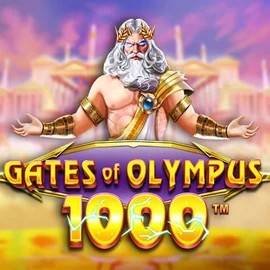 Gates of Olympus 1000 online game logo by Pragmatic Play on casino-sky.org